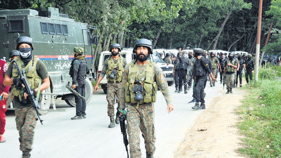 Four Lashkar-e-Taiba (LeT) terrorists were killed in two separate encounters in Jammu and Kashmir, police said on Sunday. (PTI) Four Lashkar-e-Taiba (LeT) terrorists were killed in two separate encounters in Jammu and Kashmir, police said on Sunday. (PTI)