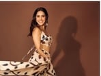 Nushrratt Bharuccha is an absolute fashionista. The actor keeps dropping major cues of fashion for us with every post that she makes on her Instagram profile. Nushrratt can make any attire look good when she decks up in one. A day back, the actor slayed ethnic fashion goals in a satin lehenga and made her fans drool.(Instagram/@nushrrattbharuccha)