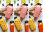 Health juices contain no sugar and have no colour or flavoured added to them.