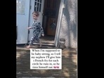 A screengrab from the video that a man posted when he was babysitting his nephew. (paullevitin/Instagram) A screengrab from the video that a man posted when he was babysitting his nephew. (paullevitin/Instagram)