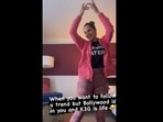 Indian tennis ace Sania Mirza gave a K3G twist to an Instagram dance trend. (mirzasaniar/Instagram)