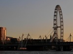 The London Eye wheel is seen at sunset, one of the biggest tourist attraction in London, Britain.(REUTERS) The London Eye wheel is seen at sunset, one of the biggest tourist attraction in London, Britain.(REUTERS)