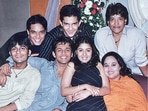 Sunidhi Chauhan, Rahul Vaidya, Aditya Narayan, Divya Kumar with friends in throwback picture. Sunidhi Chauhan, Rahul Vaidya, Aditya Narayan, Divya Kumar with friends in throwback picture.