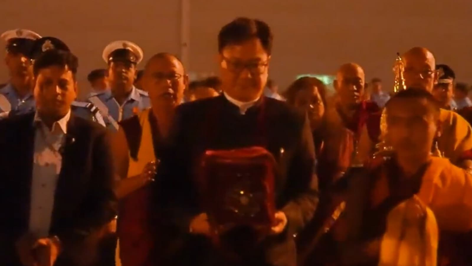 Kiren Rijiju takes holy Buddha relics to Mongolia in 'message of peace'| Video