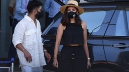 Anushka Sharma and Virat Kohli were spotted at Mumbai airport. (Pics: Varinder Chawla)
