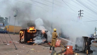 West Bengal’s Howrah witnessed violent protests over the controversial comments made by former BJP spokesperson Nupur Sharma. (ANI file) West Bengal’s Howrah witnessed violent protests over the controversial comments made by former BJP spokesperson Nupur Sharma. (ANI file)
