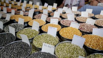 According to data released by the National Statistical Office (NSO) on June 13, food inflation, which accounts for 39% of the CPI basket, came down from its 8.31% value in April to 7.97% in May . (Bloomberg) According to data released by the National Statistical Office (NSO) on June 13, food inflation, which accounts for 39% of the CPI basket, came down from its 8.31% value in April to 7.97% in May . (Bloomberg)