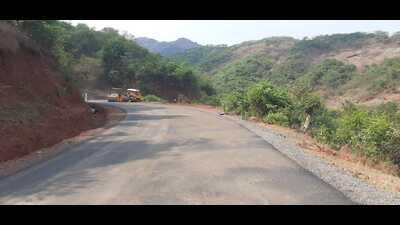 The ghat had remained shut since February 10, 2021 to vehicular traffic to assist road repairs. (HT PHOTO) The ghat had remained shut since February 10, 2021 to vehicular traffic to assist road repairs. (HT PHOTO)