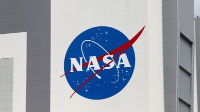 The NASA logo is seen at Kennedy Space Center in Cape Canaveral, Florida, US. (File image) (REUTERS)