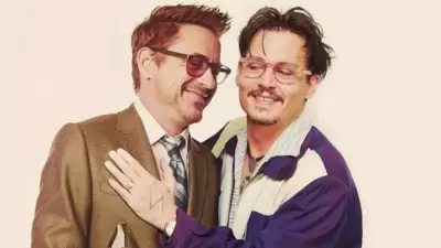 Robert Downey Jr on Johnny Depp's win. Robert Downey Jr on Johnny Depp's win.