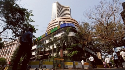 A file photo of the Bombay Stock Exchange A file photo of the Bombay Stock Exchange