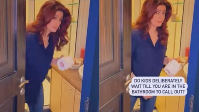 Twinkle Khanna shares new video.