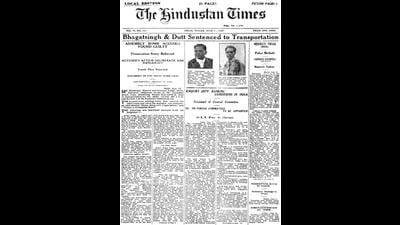 HT This Day: June 14, 1929 -- Bhagat Singh & Dutt sentenced to transportation