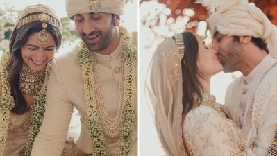 Alia Bhatt and Ranbir Kapoor got married in Mumbai on April 14. Alia Bhatt and Ranbir Kapoor got married in Mumbai on April 14.