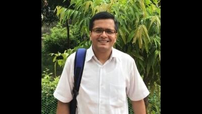 Munish Pandey from AU’s biochemistry department (HT) Munish Pandey from AU’s biochemistry department (HT)