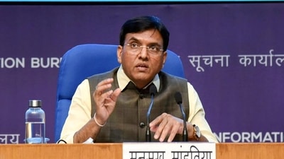 Union health minister Mansukh Mandaviya. (PTI file) Union health minister Mansukh Mandaviya. (PTI file)