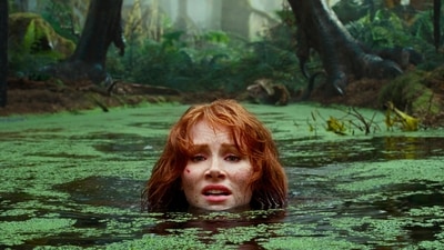 Bryce Dallas Howard in a still from Jurassic World: Dominion.