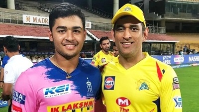 Riyan Parag wants to excel at the role MS Dhoni marvelled at. (Twitter) Riyan Parag wants to excel at the role MS Dhoni marvelled at. (Twitter)