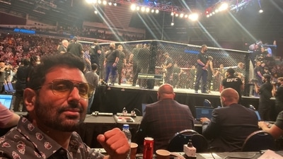 Parvin Dabas attended UFC 275 at the Singapore Indoor Stadium (Pro Panja)