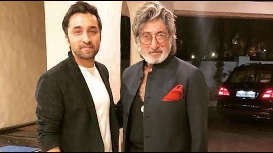 Actor Shakti Kapoor with son Siddhanth Kapoor