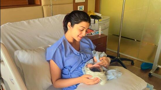 On Friday, actor Pranitha Subhash announced that she has welcomed a baby girl