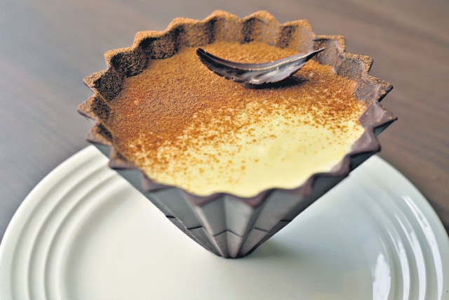 Tiramisu in edible cup from Savorworks Roasters Tiramisu in edible cup from Savorworks Roasters