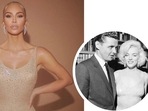 (Left) Kim Kardashian wore a vintage gown worn by Marilyn Monroe (inset) at Met Gala 2022.(HT_PRINT) (Left) Kim Kardashian wore a vintage gown worn by Marilyn Monroe (inset) at Met Gala 2022.(HT_PRINT)