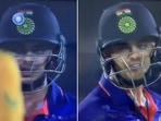 Ishan Kishan did not take kindly to what Tabraiz Shamsi had to say to him. Ishan Kishan did not take kindly to what Tabraiz Shamsi had to say to him. 