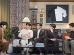 Wooga Squad: Choi Woo-shik, Park Hyung-sik, BTS' V, Park Seo-joon and Peakboy.