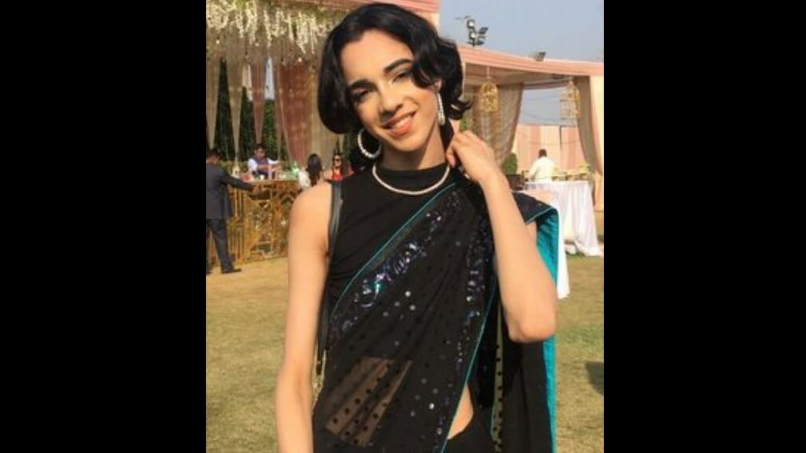 sanat Student breaks gender norms wears saree to farewell 1655198722023 1655198740293