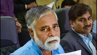 Activists in Bengaluru on Tuesday released a “public charge sheet” against Karnataka’s primary and secondary education minister BC Nagesh, and demanded his removal from the state cabinet. (PTI) Activists in Bengaluru on Tuesday released a “public charge sheet” against Karnataka’s primary and secondary education minister BC Nagesh, and demanded his removal from the state cabinet. (PTI)