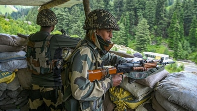 The Indian Army soldiers deployed along the Line of Control. (ANI) The Indian Army soldiers deployed along the Line of Control. (ANI)
