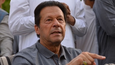 Former Pakistan prime minister Imran Khan. (AFP)