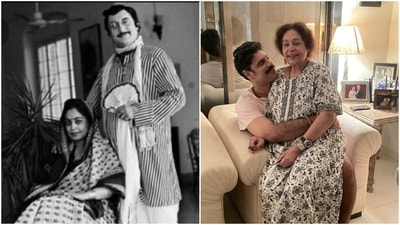 Anupam Kher shared some rare pictures of Kirron Kher on her birthday.&nbsp;