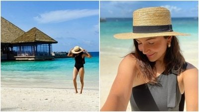Anushka Sharma during her vacation in Maldives. Anushka Sharma during her vacation in Maldives. 