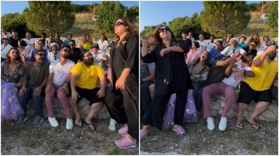 Farah Khan shared a funny video on Instagram.&nbsp;