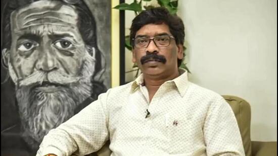 Last month, the Election Commission gave notice to Hemant Soren seeking his response on an office-of-profit charge which was a fit ground to disqualify him as a legislator. (HT PHOTO.) Last month, the Election Commission gave notice to Hemant Soren seeking his response on an office-of-profit charge which was a fit ground to disqualify him as a legislator. (HT PHOTO.)