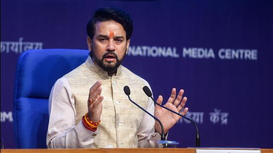 Union cabinet approves development of phase I of new greenfield airport at Dholera,” the office of Anurag Thakur, Union minister of information and broadcasting, said in a tweet. (PTI) Union cabinet approves development of phase I of new greenfield airport at Dholera,” the office of Anurag Thakur, Union minister of information and broadcasting, said in a tweet. (PTI)