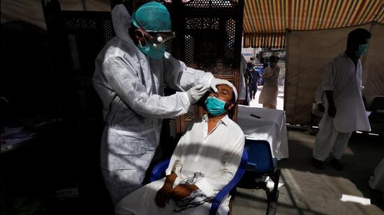 At 48 cases, Chandigarh was the biggest contributor to the spike in tricity’s Covid-19 cases. Its Wednesday tally was up from 25 on Tuesday and highest since 57 on February 16. (REUTERS) At 48 cases, Chandigarh was the biggest contributor to the spike in tricity’s Covid-19 cases. Its Wednesday tally was up from 25 on Tuesday and highest since 57 on February 16. (REUTERS)