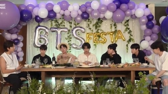 BTS announced a hiatus at their annual Festa dinner.