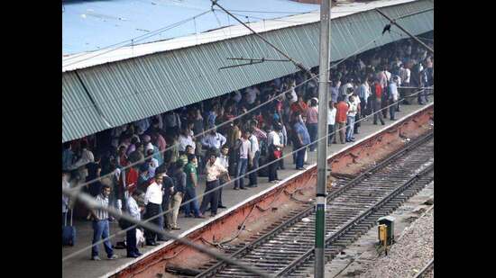 Presently, commuters have to switch from the Central Railway’s main line to the Thane-Vashi trans-harbour railway corridor to travel between Panvel and Karjat. (AP)