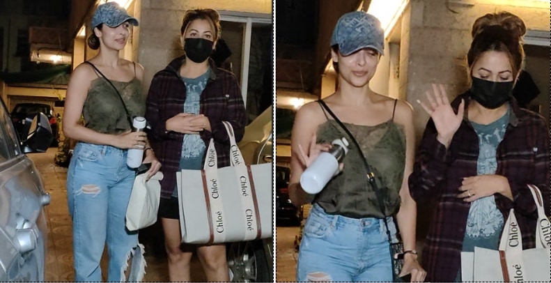 Malaika Arora and Amrita Arora in Mumbai on Monday. (Pics: Varinder Chawla) Malaika Arora and Amrita Arora in Mumbai on Monday. (Pics: Varinder Chawla)
