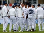 England players in action during 2nd Test