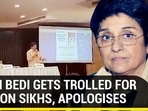 KIRAN BEDI GETS TROLLED FOR JOKE ON SIKHS, APOLOGISES