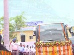 Delhi Chief Minister Arvind Kejriwal along with his Punjab counterpart Bhagwant Mann on Wednesday launched the luxury bus service from Jalandhar to the Indira Gandhi International airport.