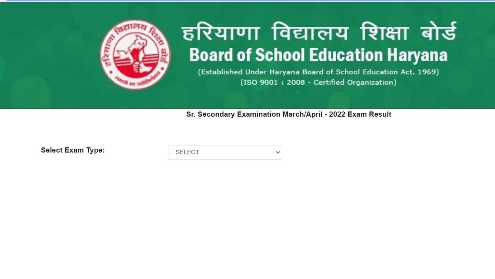 HBSE 12th Result 2022: Haryana Board Class 12 results at bseh.org.in