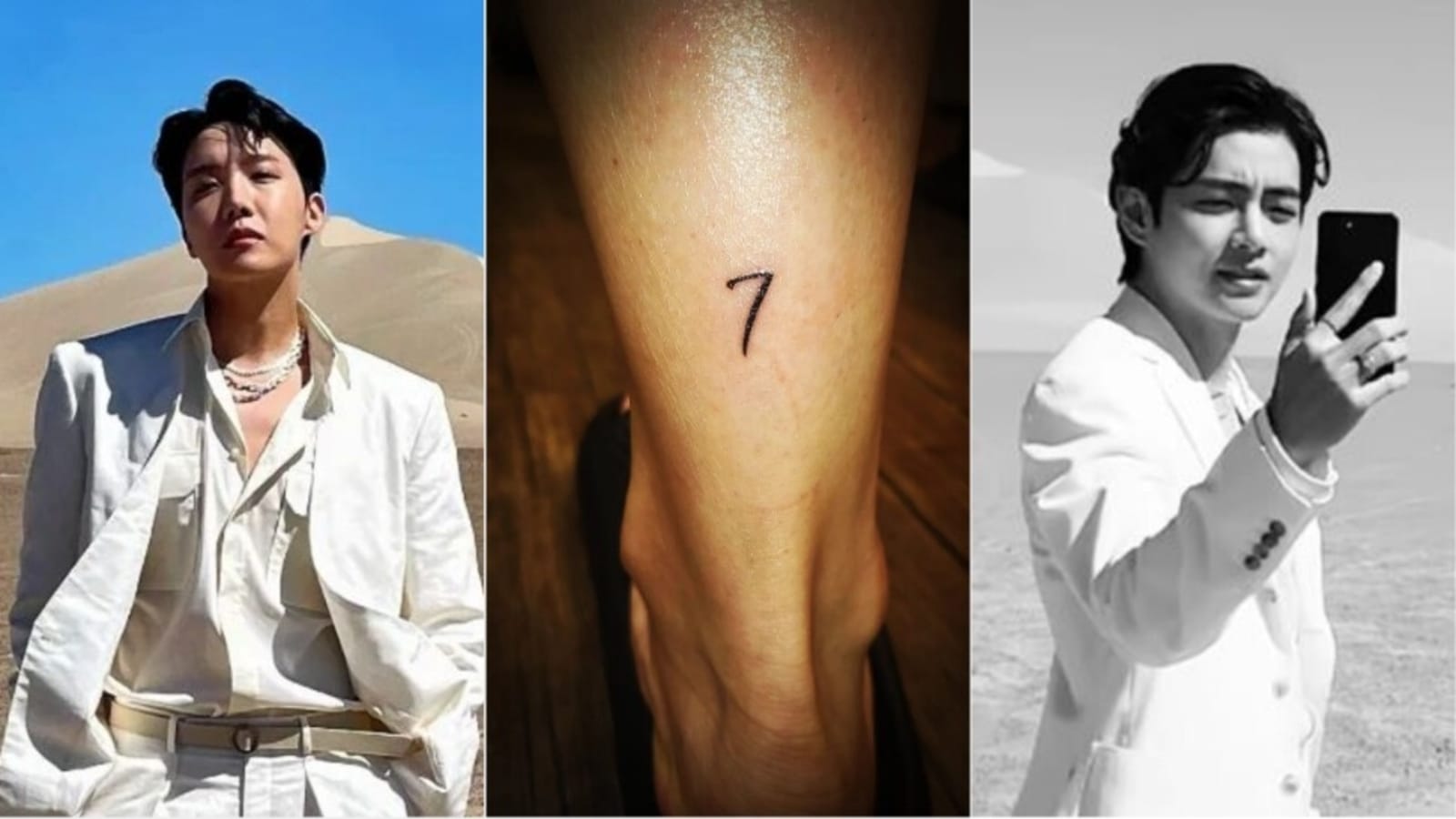 BTS: J-Hope reveals his '7' friendship tattoo day after group ...