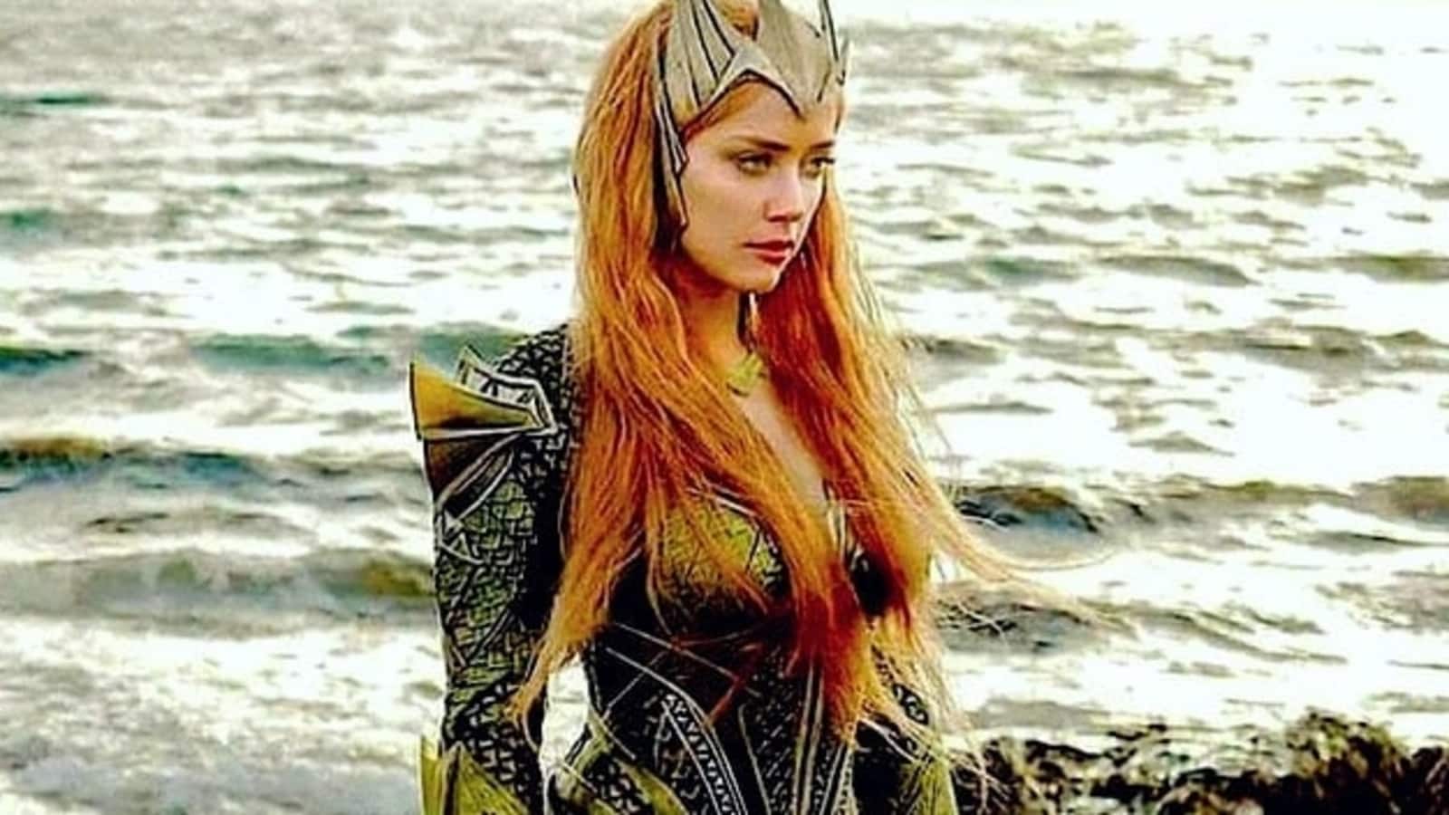 Amber Heard reacts to reports that her role in Aquaman 2 has been ...