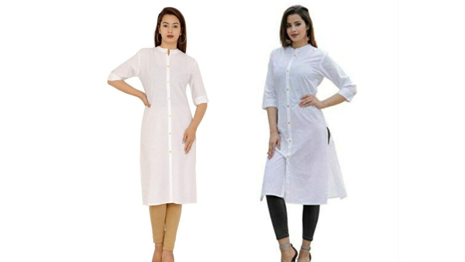 25 Stylish Models of White Kurti Designs for Every Occasion | Kurti  designs, Cotton kurti designs, Kurti designs latest
