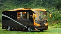 A caravan is a customized stylish vehicle that provides a complete spectrum of amenities for a comfortable stay